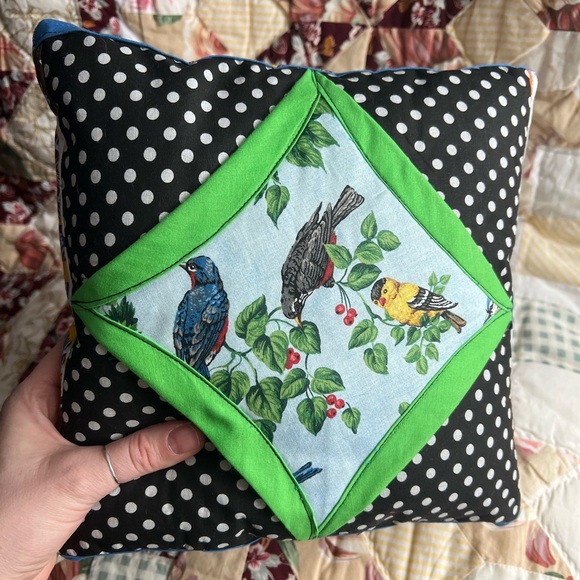 Tooth Fairy Pillow - Birds and Greenery - Picture 2 of 11